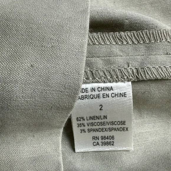 Theory Anderson Stretch linen Summer dress size 2 NWOT - Picture 9 of 10